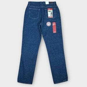 VTG Deadstock Riders Lee Women's Relaxed Fit Straight Leg Dark Wash Jeans 30x35
